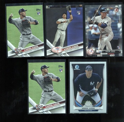 (5) Aaron Judge RC 2014 Bowman Chrome #CTP-39 2017 Bowman #32 Topps #287 #US166