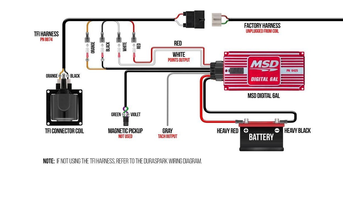 MSD DIGITAL 6AL PN 6425 点火コントローラー　中古品 MSD Ignition 6425 Digital 6AL Ignition Control With Rev