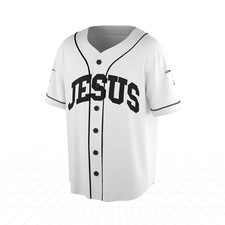 Personalized Jesus Christ Baseball Jersey Unisex Religious Sports Shirt Gift