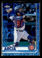 2019 Topps Chrome #30 Francisco Arcia Blue Refractor #/150 Rookie card. rookie card picture