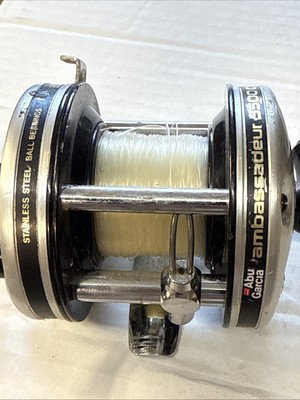 2 Count Silver ABU GARCIA AMBASSADEUR 5500 C Reel Made In Sweden