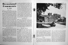 Old Vintage Print Motor Cycle Magazine 1949 Triumph Norton Clarke O.H.C. 20th