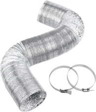 Cenipar Dryer Vent Hose-4 Inch Ducting Vent Hose Flexible Aluminum Foil Non-Insu
