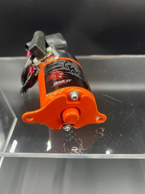 GY6 Racing Starter Motor, Orange and Black, 2-Bolt Mount for Mopeds, ATVs - Image 2 of 3