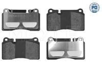 Meyle Bremsbelagsatz, Scheibenbremse MEYLE-PD: Advanced Perform 025 240 9817/PD