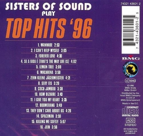 Sisters Of Sound - Top Hits '96 CD, Zehn kleine Jägermeister, Killing Me Softly, - Bild 2 von 2