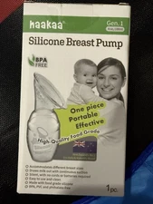 Haaka Silicone Breastfeeding Manual Milk Pump 4oz