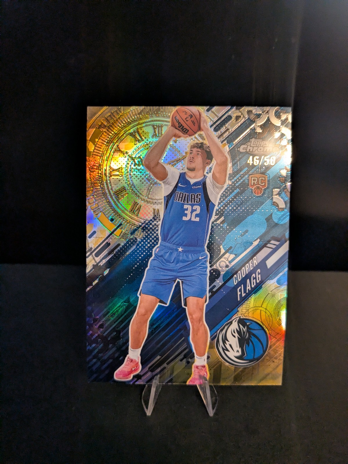 2025-26 Topps Chrome - Go Time Cooper Flagg #GT-16 Gold Refractor /50 (RC)