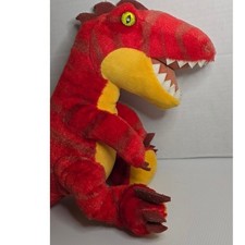 Build-A-Bear Large Red Dinosaur Plush Stuffed Animal Preowned Good Condition