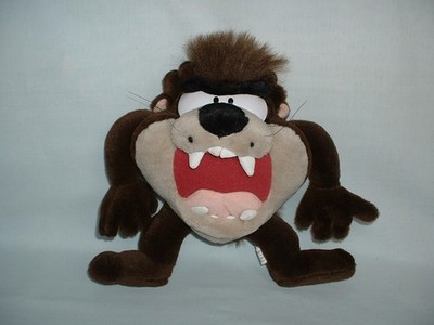 TAZ TASMANISCHER TEUFEL 10 Zoll weiches Plüschtier (LOONEY TUNES/PLAY BY PLAY/WARNER BROS)