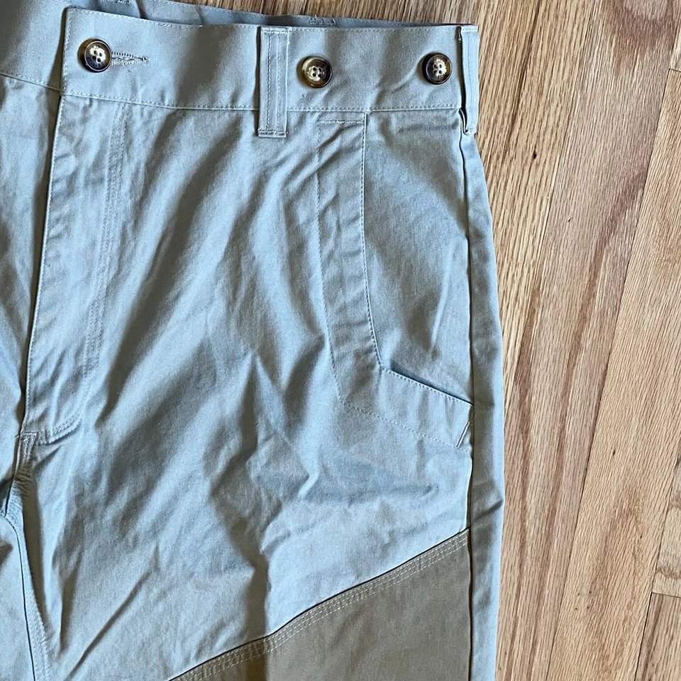 Orvis Upland/Field Pants Men’s 36x32 Cotton Poplin 2-tone Tan Beige Hunting NWOT - Image 4 of 4