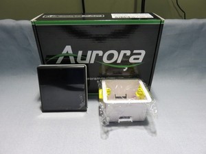 Aurora RXT-4WM-B 4” 1:1 aspect ratio in-wall ReAX touch panel control system