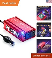 Reliable 400W Sine Wave Car Inverter with Overload Protection  Fast Charging