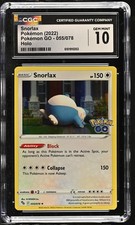 snorlax pokemon go card price PSA 7 SNORLAX-HOLO CL-PRERELEASE-STAFF