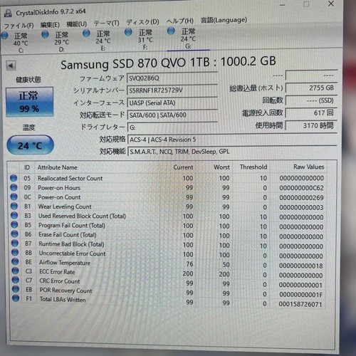 SAMSUNG 870 QVO 1TB SATA 2,5 Zoll Interne Solid State Drive SSD