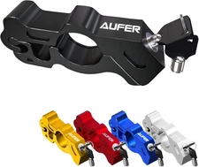 Universal Heavy Duty Motorcycle Grip Handlebar Lock Anti Theft Brake Lever Black