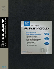 Itoya Art Profolio Original Storage/Display Book 11 x 14", 24 Two-Sided Pages 