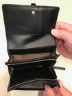 NWOT "COACH"  BLACK LEATHER TRI-FOLD WALLET   *ZIPS *ORGANIZER *CARDHOLDER — photo 9