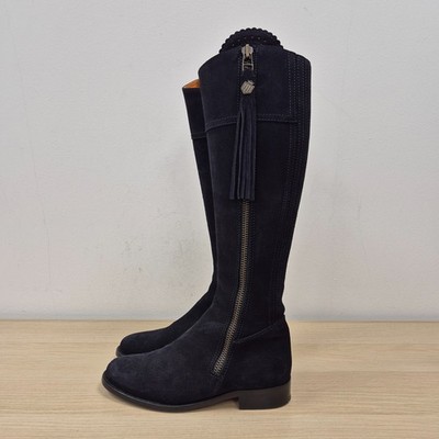 Fairfax Favor Regina Wildleder Kniehoch Country Reitstiefel UK 5 EU 38 NF