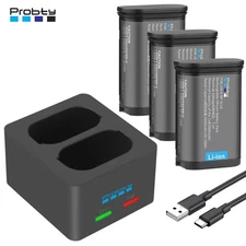 BP-SCL6 Battery For Leica Q2 SL2 SL2-S Q3 SL3 SL3-S 43 Camera w Dual Charger