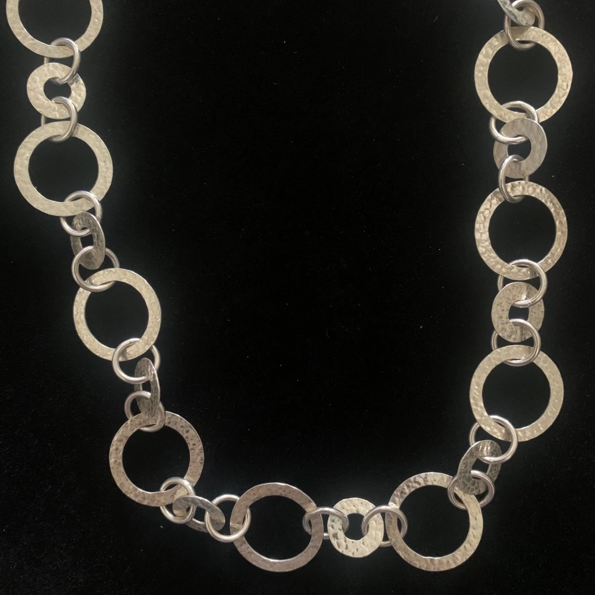 アクセサリー 191RRL Hammered Sterling Silver L hammered sterling silver necklace products for sale | eBay