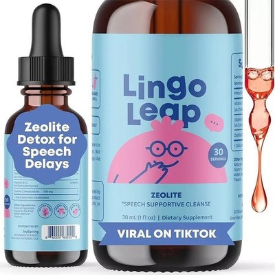 2 Flaschen Children's Drops - Detox for Speech Delays Therapy Ling0 |eap 30ml