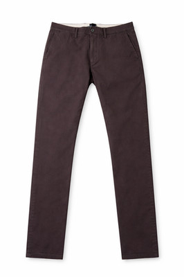 J.Crew 484 Slim Fit Stretch Pants Men s 32x34 Brown Chino Flat Front Casual