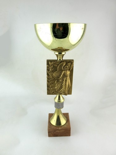 Vintage Cheap Sports Football Awards Trophy Cup Used No Plate XI