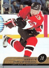 Magnus Arvedson 2002-03 Upper Deck #371 Ottawa Senators Hockey