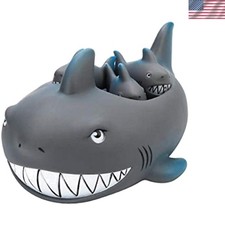 Interactive Floating Mother Turtle with 3 Baby Water Squirters for Bath Fun