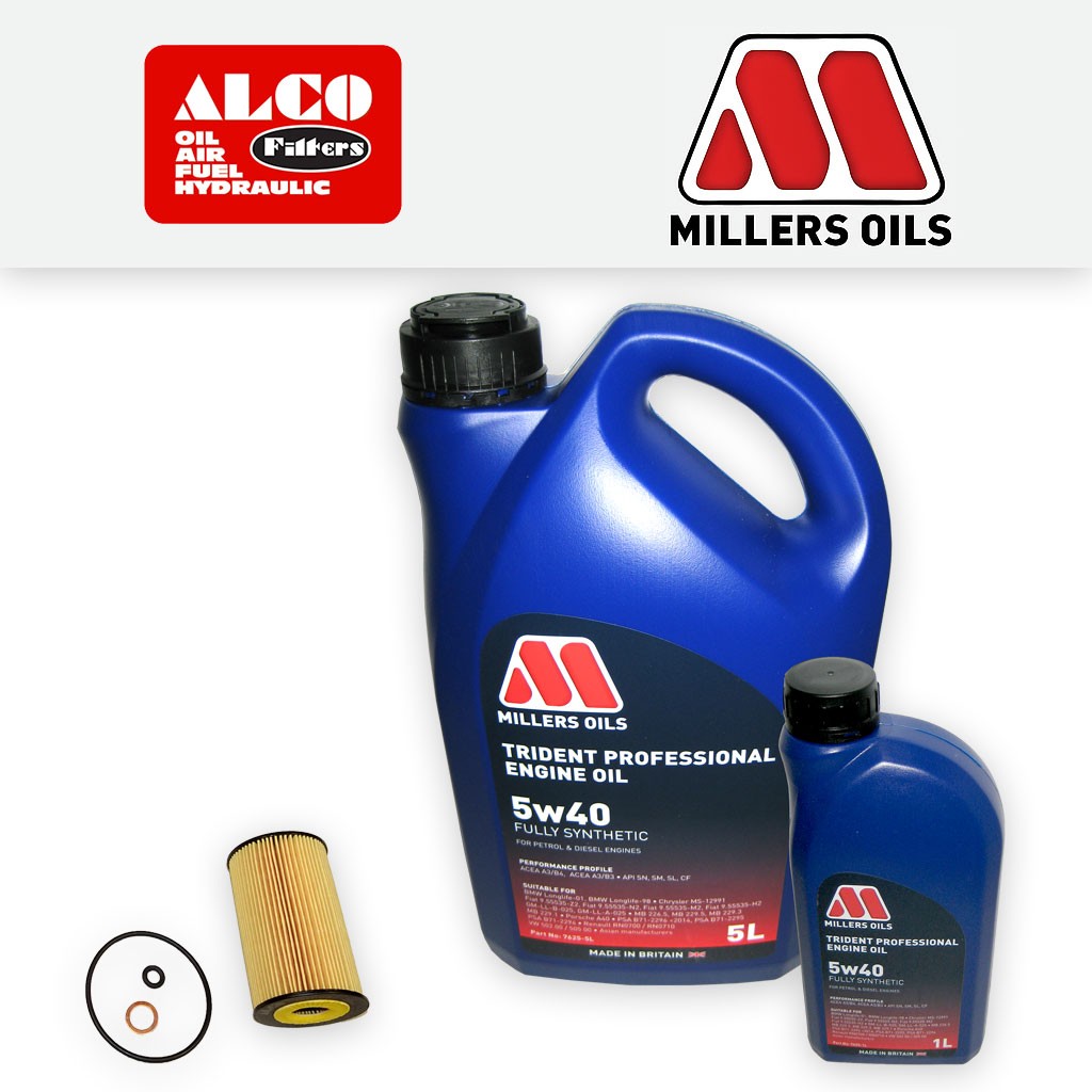 SERVICE KIT for KIA CEE'D ED 1.6 CRDI -DPF OIL FILTER +OIL (2009-2012)