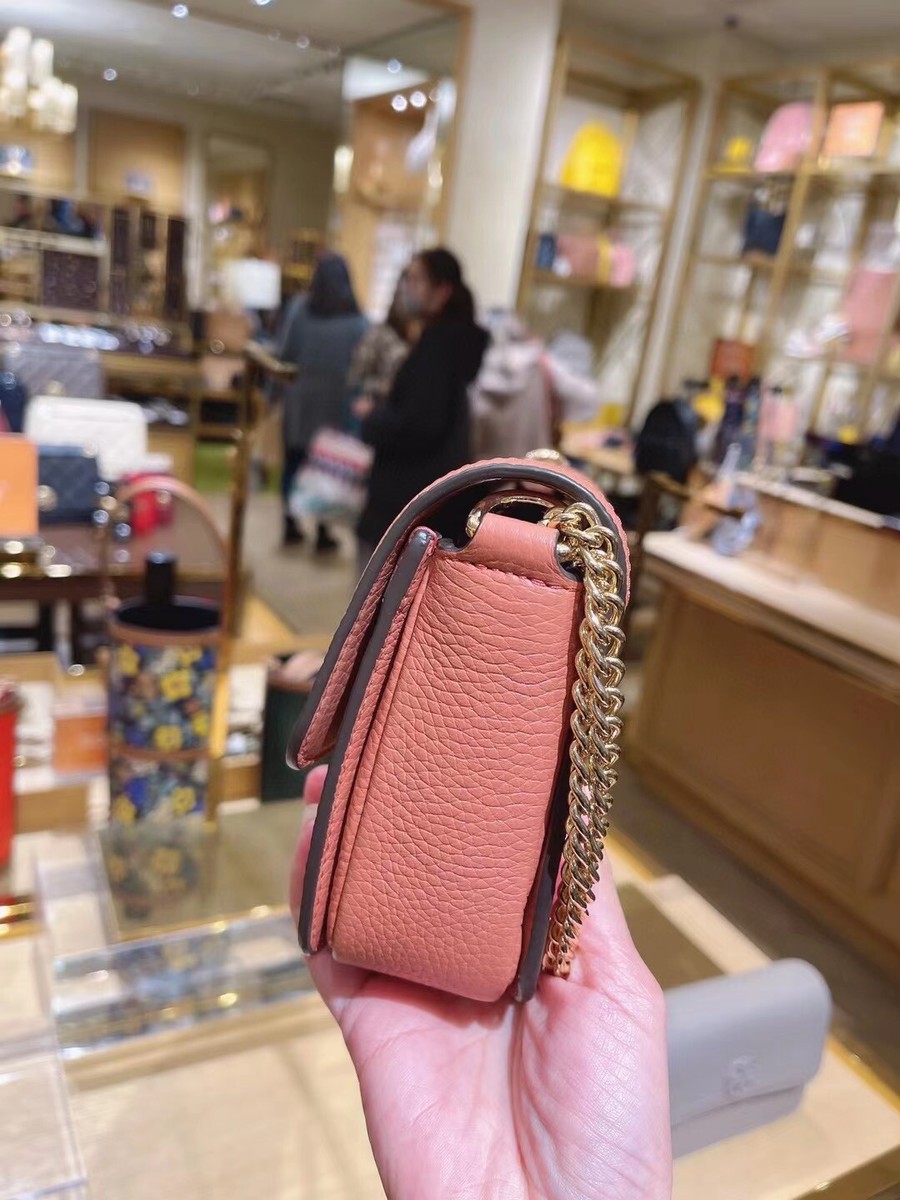 NWT Tory Burch Olivia Mini crossbody Bag In Tramonto | eBay