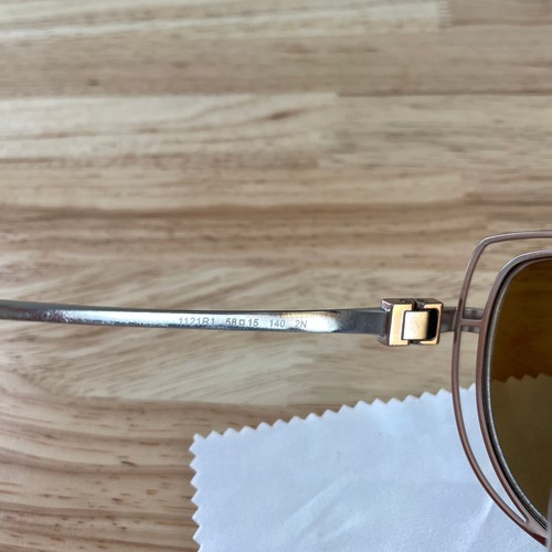 Michael Kors Audrina 1 MK1013 11201 Damen Butterfly Sonnenbrille SILBER GOLD GRAU - Bild 5 von 8
