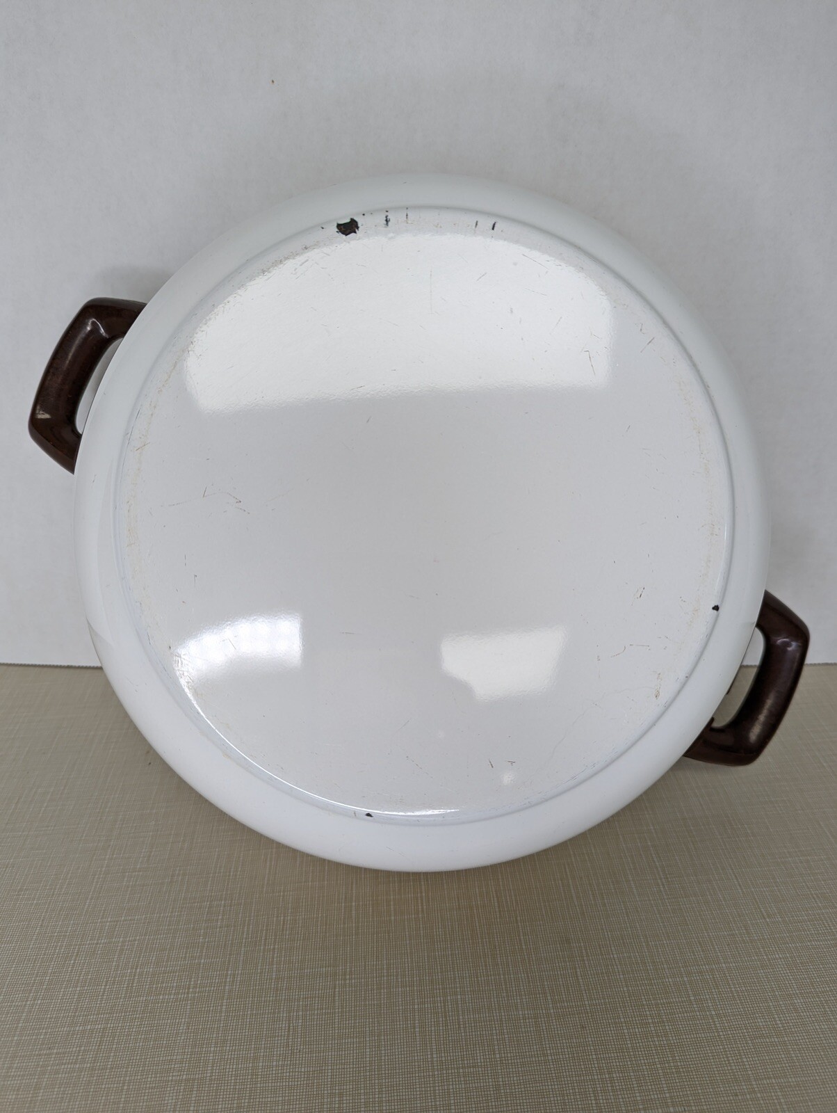 Vintage Sanko Ware Yellow Floral Enamel Pots And Pans 1970s 5 piece Set