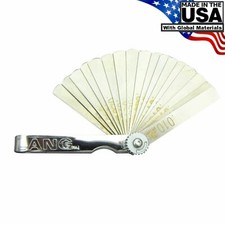 Lang Mini Feeler Ignition Gauge 17 Leaf Blades .010 to .035 MADE IN USA Stubby