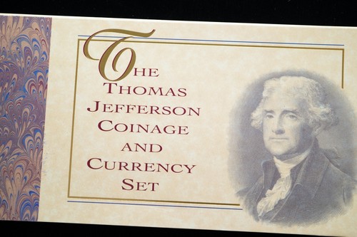 1993 US Mint Thomas Jefferson Coinage & Currency Set - Picture 2 of 4