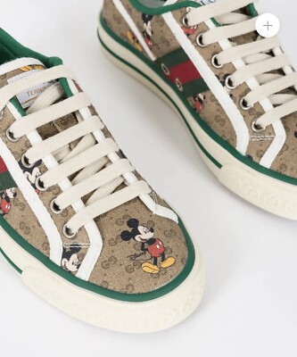 ☆美品☆【GUCCI×Disney】グッチ×ドナルド　ハイカットスニーカー ☆美品☆【GUCCI×Disney】グッチ×ドナルド ハイカットスニーカー