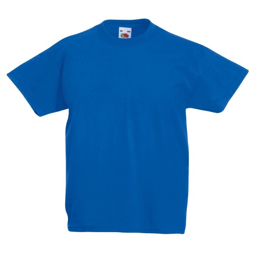 Fruits of the Loom Short Sleeves Plain T shirts For Boys Kids Casual Summer Tops - Picture 3 of 14