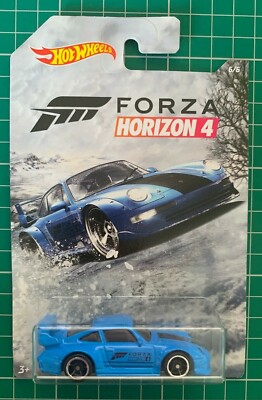 Hot Wheels Porsche 993 GT2 933 blau Forza Horizon 4 neu und ungeöffnet