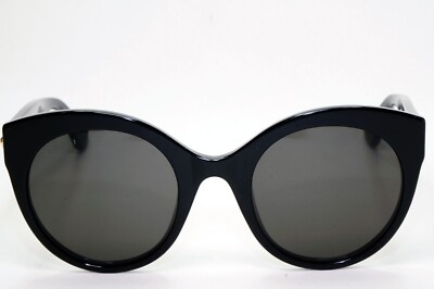 Gucci Sunglasses 2017 Black Gold Tiger Oversized GG 0028S 001 52mm - Main Image