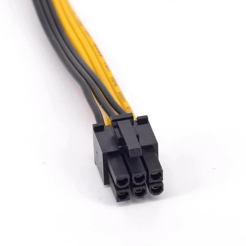 6 pin to 8 pin (6+2) PCIE Power Cable Mining Breakout Board GPU ASIC 50 60 70cm - Picture 10 of 16