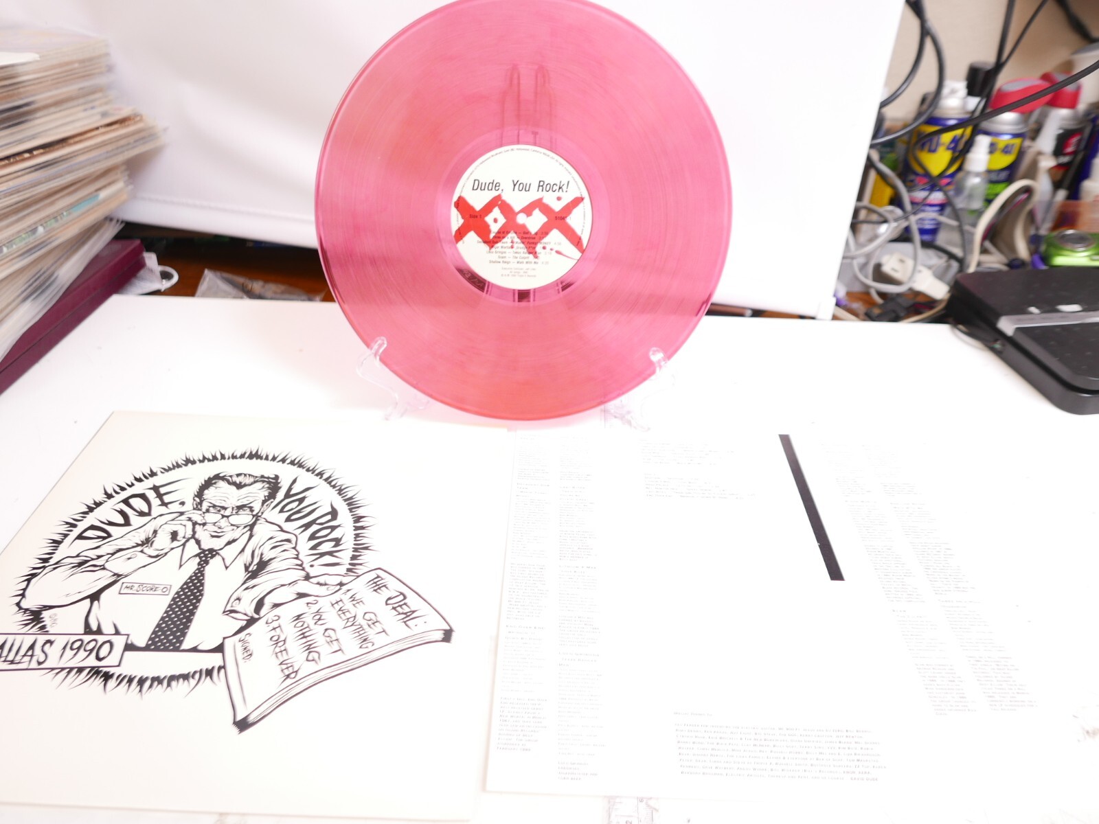 Dude You Rock Dude You Rock pink Color Rare (Vinyl) LP Record triple x 51043-1