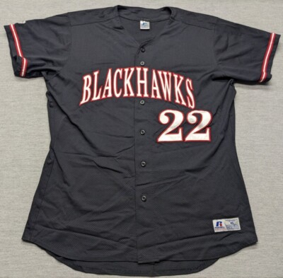 Vintage Russell Athletic NHL Chicago Blackhawks Baseball Jersey Size XL 