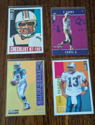 (4 Cards)  Dan Marino 95 Collectors Choice You Make The Play #Y3  Miami Dolphins