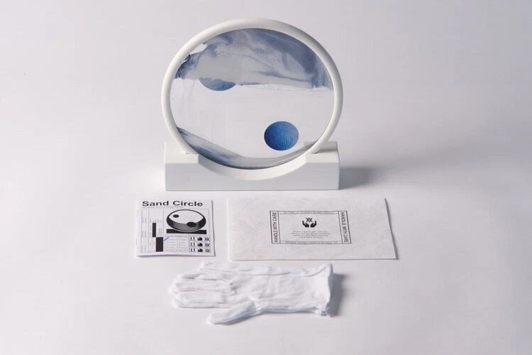 Daniel Arsham Sand Circle, 2017 (EDICIÓN DE 500) Azul  Foto 4 de 4