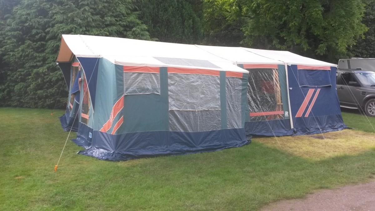 Raclet Corinthian trailer tent, eight birth, used UK