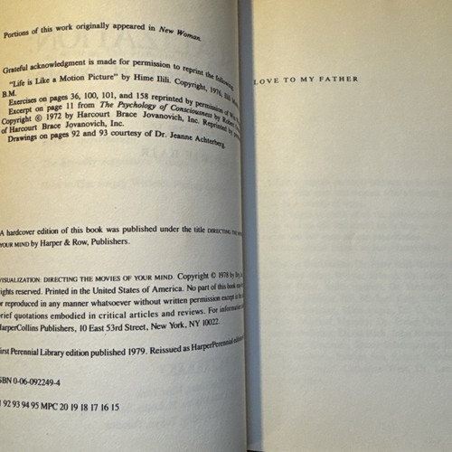 Visualization Directing The Movies Of Your Mind, 1978, By Adelaide Bry - Picture 7 of 7