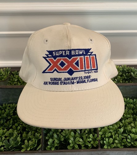 Casquette Snapback Vintage Superbowl XXIII - 49ers Vs Bengals - Ickey Shuffle - Neuf Sans étiquette