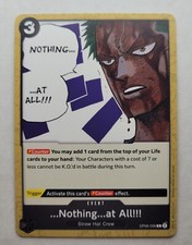 One Piece CCG: ...NOTHING..AT ALL!!! | Common | SAVE UP TO 25% | OP06 Wings