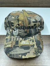 VINTAGE Oilfield Camo Modine Hat Helicopters Oil Gas All Over Cap Camouflage